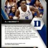 2021 Panini Prizm Draft Picks Duke Blue Devils #95 RJ Barrett Orange Cracked Ice