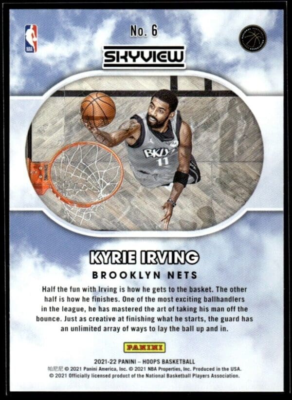 2021 Hoops Skyview Brooklyn Nets #6 Kyrie Irving