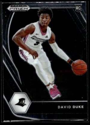 _10 2021 Panini Prizm Draft Picks Providence Friars #44 David Duke Jr. RC Rookie