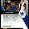 2021 Panini Prizm Draft Picks Kentucky Wildcats #72 De'Aaron Fox