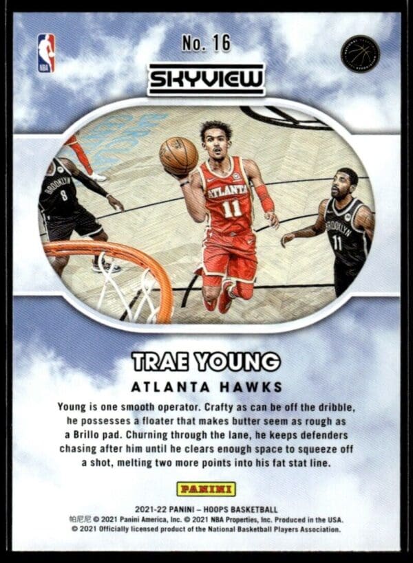 2021 Hoops Skyview Atlanta Hawks #16 Trae Young