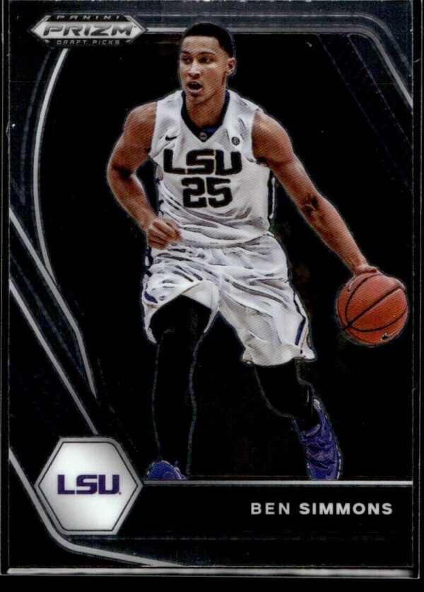 2021 Panini Prizm Draft Picks LSU Tigers #71 Ben Simmons