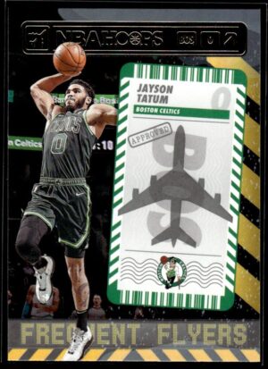 2021 Hoops Frequent Flyers Boston Celtics #9 Jayson Tatum