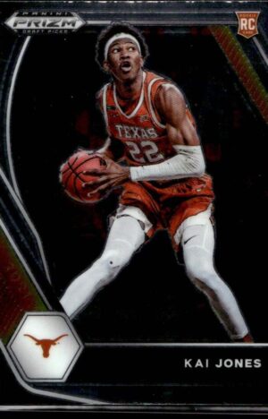 2021 Panini Prizm Draft Picks Texas Longhorns #14 Kai Jones RC Rookie