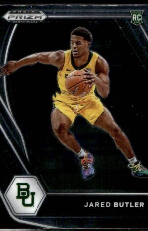_10 2021 Panini Prizm Draft Picks Baylor Bears #30 Jared Butler RC Rookie