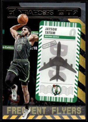 2021 Hoops Frequent Flyers Boston Celtics #9 Jayson Tatum