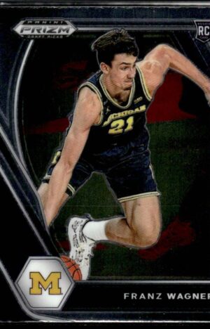2021 Panini Prizm Draft Picks Michigan Wolverines #9 Franz Wagner RC Rookie