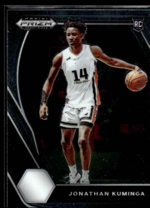 2021 Prizm Draft Picks Golden State Warriors #5 Jonathan Kuminga RC