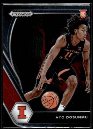 2021 Panini Prizm Draft Picks Illinois Fighting Illini #20 Ayo Dosunmu RC Rookie
