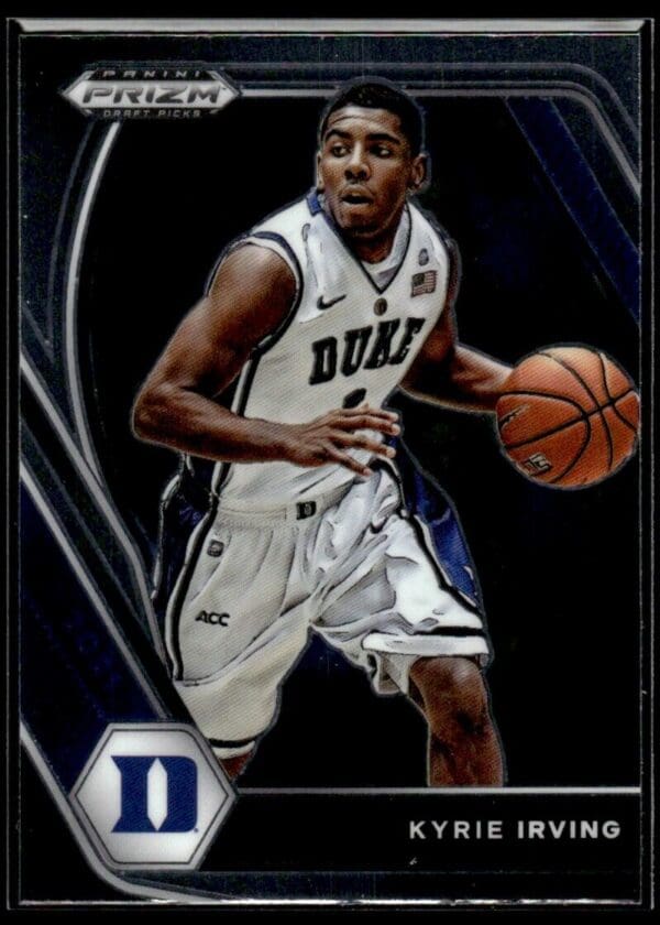 2021 Panini Prizm Draft Picks Duke Blue Devils #62 Kyrie Irving