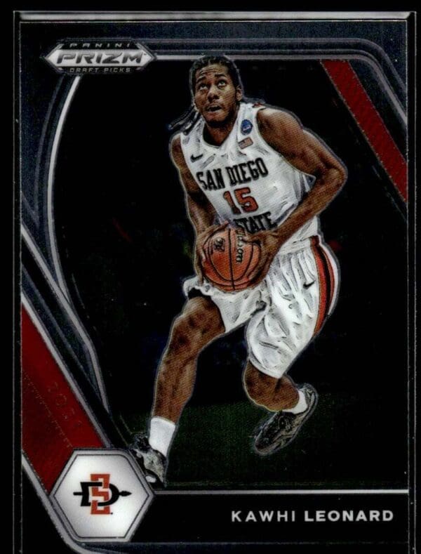 _10 2021 Panini Prizm Draft Picks San Diego State Aztecs #57 Kawhi Leonard