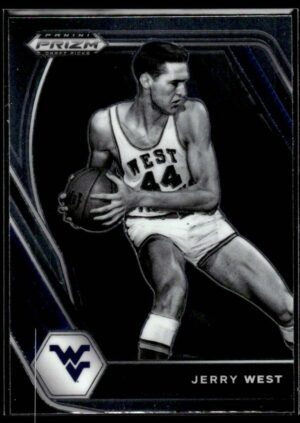 2021 Panini Prizm Draft Picks West Virginia Mountaineers #100 Jerry West