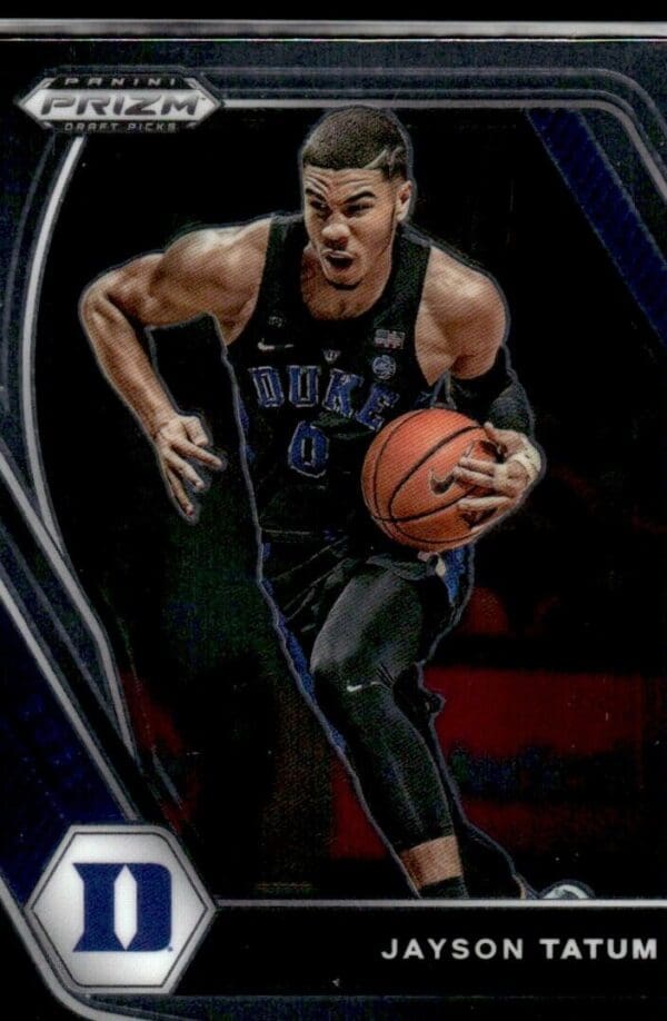 2021 Panini Prizm Draft Picks Duke Blue Devils #61 Jayson Tatum