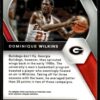 2021 Panini Prizm Draft Picks Georgia Bulldogs #93 Dominique Wilkins