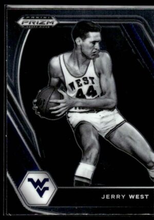 2021 Panini Prizm Draft Picks West Virginia Mountaineers #100 Jerry West
