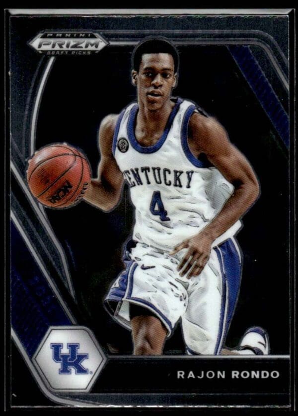 _10 2021 Panini Prizm Draft Picks Kentucky Wildcats #97 Rajon Rondo