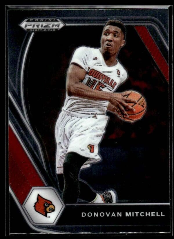2021 Panini Prizm Draft Picks Louisville Cardinals #81 Donovan Mitchell