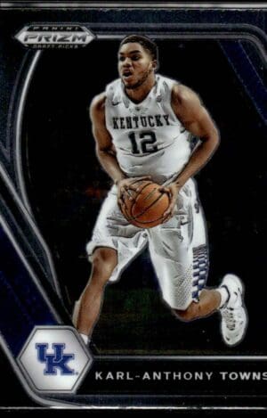 2021 Panini Prizm Draft Picks Kentucky Wildcats #67 Karl-Anthony Towns