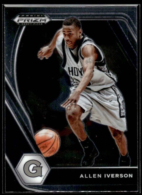 2021 Panini Prizm Draft Picks Georgetown Hoyas #85 Allen Iverson