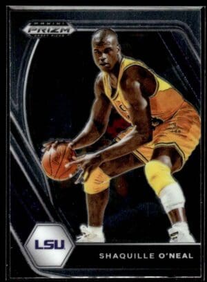 2021 Panini Prizm Draft Picks LSU Tigers #84 Shaquille O'Neal