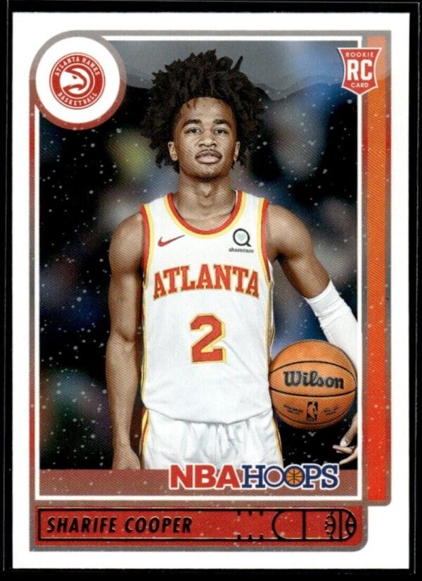2021 NBA Hoops Atlanta Hawks #249 Sharife Cooper RC Rookie