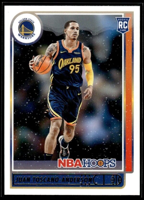 2021 NBA Hoops Golden State Warriors #248 Juan Toscano-Anderson RC Rookie