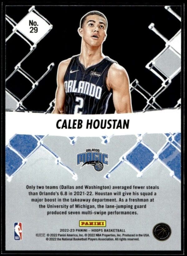 2022 Hoops We Got Next Orlando Magic #29 Caleb Houstan