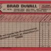 1989 Bowman St. Louis Cardinals #430 Brad DuVall