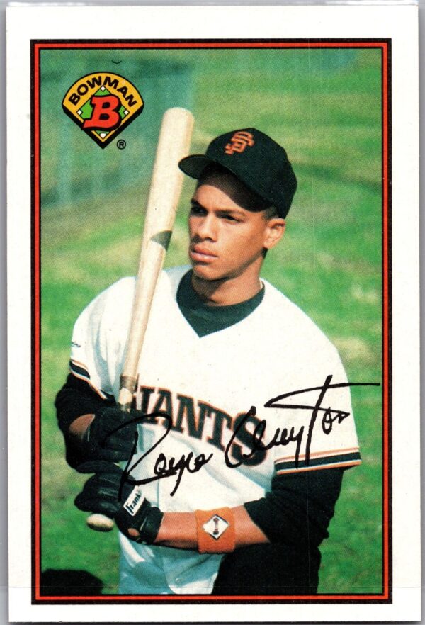 _10 1989 Bowman San Francisco Giants #472 Royce Clayton RC Rookie