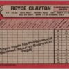 1989 Bowman San Francisco Giants #472 Royce Clayton RC Rookie