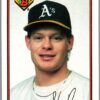 1989 Bowman Oakland Athletics #195 Stan Royer RC Rookie