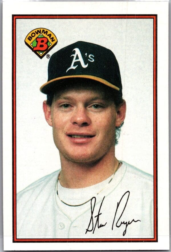 1989 Bowman Oakland Athletics #195 Stan Royer RC Rookie