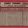 1989 Bowman Oakland Athletics #184 Curt Young