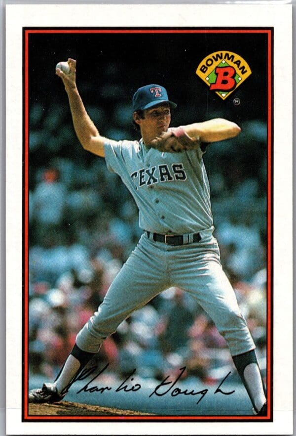 1989 Bowman Texas Rangers #224 Charlie Hough