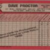 1989 Bowman New York Mets #378 Dave Proctor RC Rookie