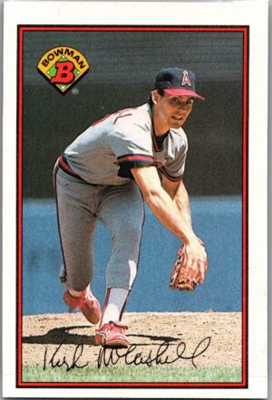 _10 1989 Bowman California Angels #38 Kirk McCaskill