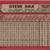 1989 Bowman New York Yankees #178 Steve Sax