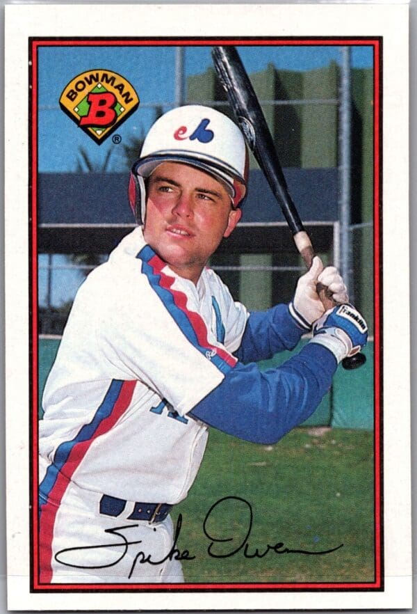 _10 1989 Bowman Montreal Expos #363 Spike Owen