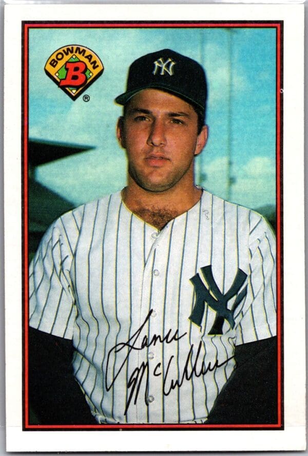 1989 Bowman New York Yankees #168 Lance McCullers