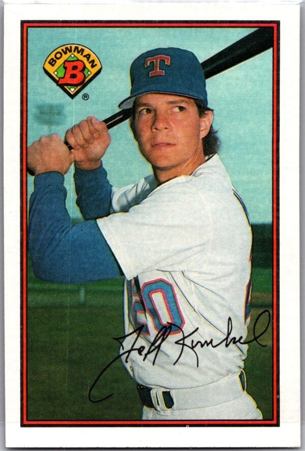 1989 Bowman Texas Rangers #231 Jeff Kunkel