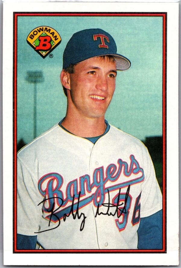 1989 Bowman Texas Rangers #222 Bobby Witt