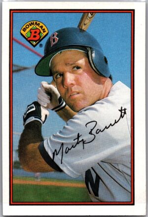 _10 1989 Bowman Boston Red Sox #28 Marty Barrett