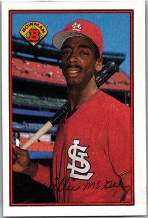 1989 Bowman St. Louis Cardinals #442 Willie McGee