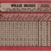 1989 Bowman St. Louis Cardinals #442 Willie McGee