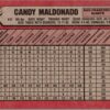 1989 Bowman New York Giants #478 Candy Maldonado