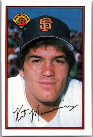 1989 Bowman San Francisco Giants #469 Kirt Manwaring