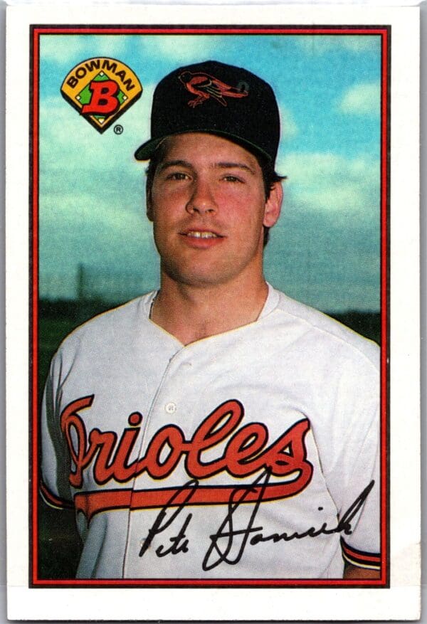1989 Bowman Baltimore Orioles #14 Pete Stanicek