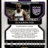 2021 Panini Prizm Sacramento Kings #148 De'Aaron Fox