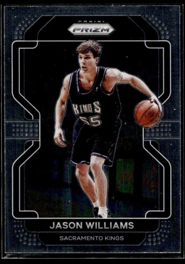 _10 2021 Panini Prizm Sacramento Kings #266 Jason Williams