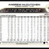 2022 Topps Holiday Milwaukee Brewers #HW178 Andrew McCutchen